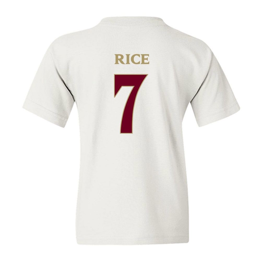 Elon - NCAA Women's Volleyball : April Rice - Classic Fashion Shersey Youth T-Shirt-1
