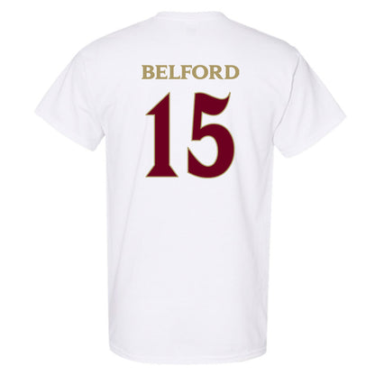Elon - NCAA Football : Storm Belford - Classic Fashion Shersey T-Shirt-1