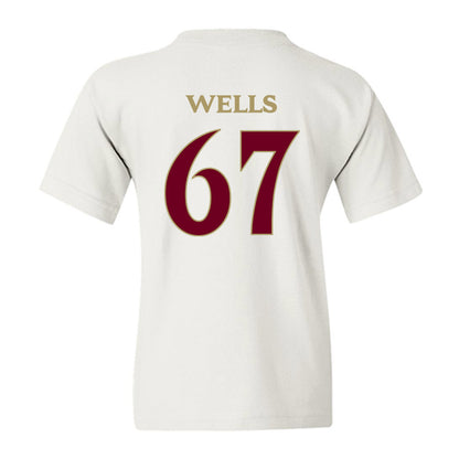 Elon - NCAA Football : Eli Wells - Classic Fashion Shersey Youth T-Shirt-1