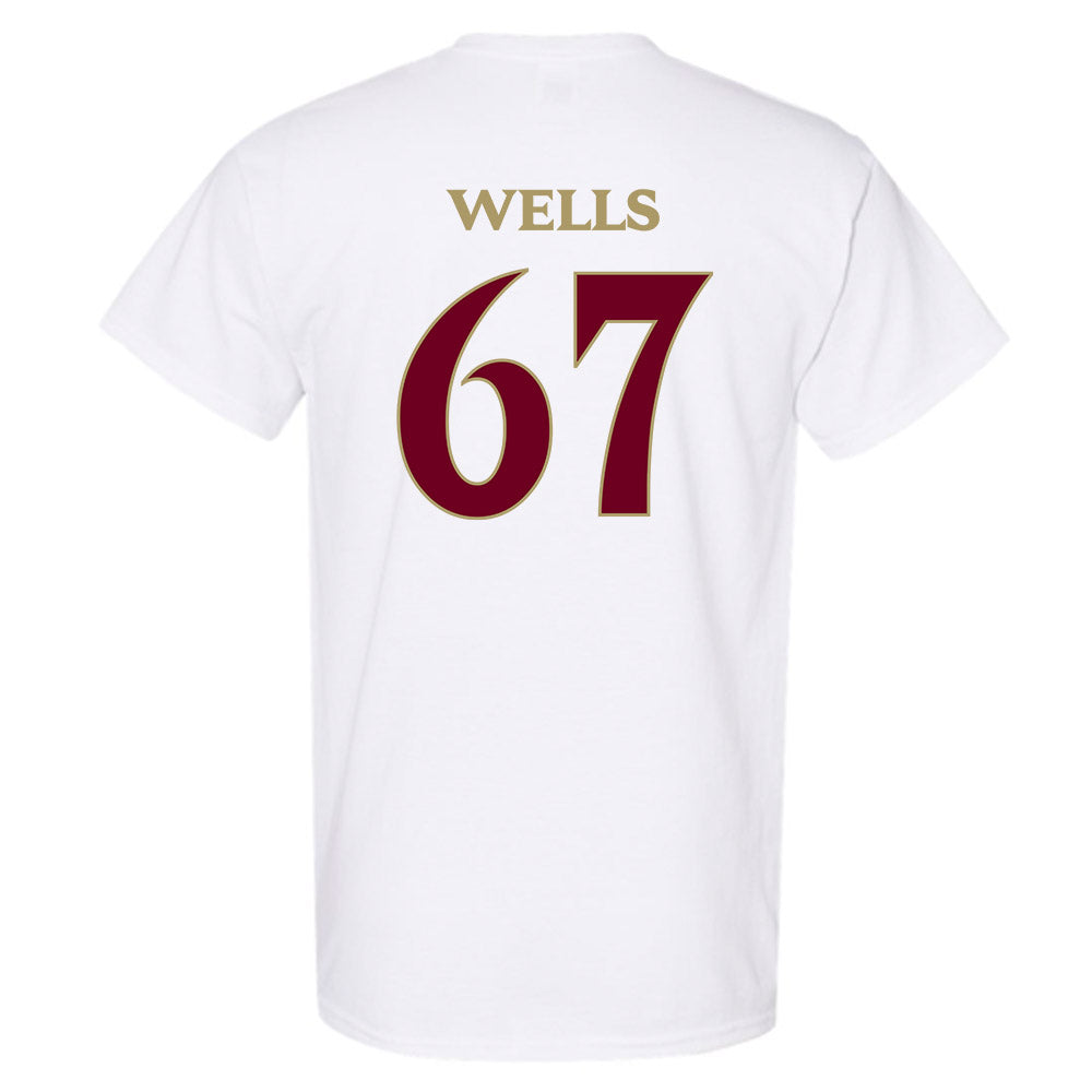 Elon - NCAA Football : Eli Wells - Classic Fashion Shersey T-Shirt-1