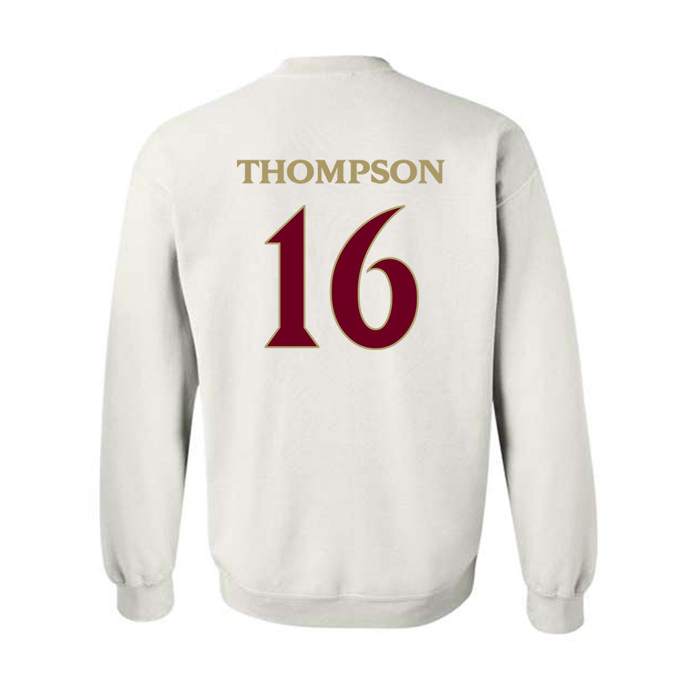 Elon - NCAA Men's Soccer : Diego Thompson - Classic Fashion Shersey Crewneck Sweatshirt-1