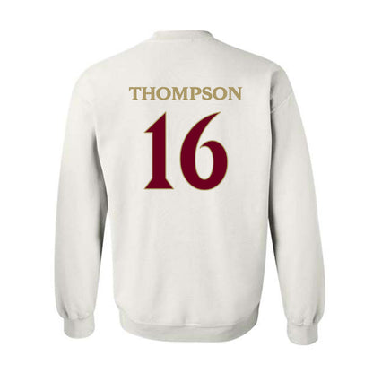 Elon - NCAA Men's Soccer : Diego Thompson - Classic Fashion Shersey Crewneck Sweatshirt-1