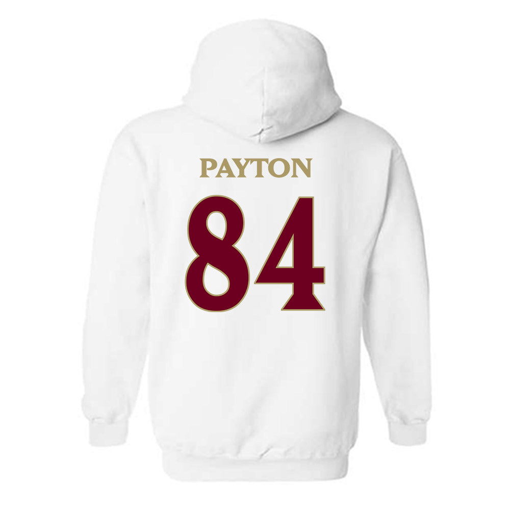 Elon - NCAA Football : Josiah Payton - Classic Fashion Shersey Hooded Sweatshirt-1