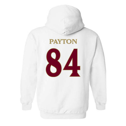 Elon - NCAA Football : Josiah Payton - Classic Fashion Shersey Hooded Sweatshirt-1
