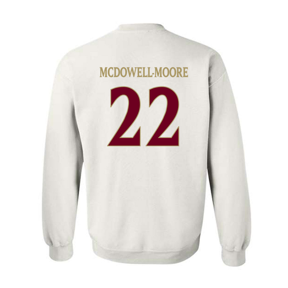 Elon - NCAA Football : Kamerin McDowell-Moore - Classic Fashion Shersey Crewneck Sweatshirt-1