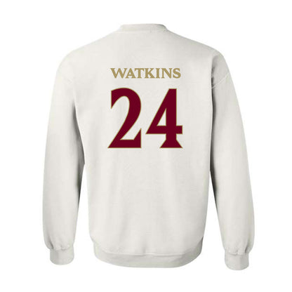 Elon - NCAA Women's Basketball : Tamia Watkins - Classic Fashion Shersey Crewneck Sweatshirt-1