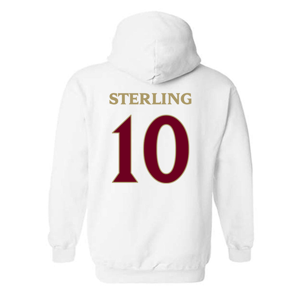 Elon - NCAA Baseball : Nate Sterling - Classic Fashion Shersey Hooded Sweatshirt-1