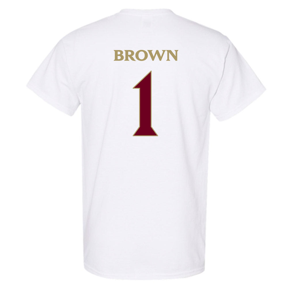 Elon - NCAA Football : Jevean Brown - Classic Fashion Shersey T-Shirt-1