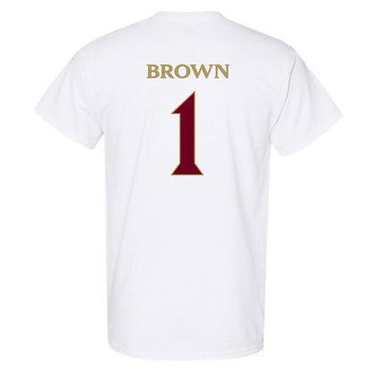 Elon - NCAA Football : Jevean Brown - Classic Fashion Shersey T-Shirt-1