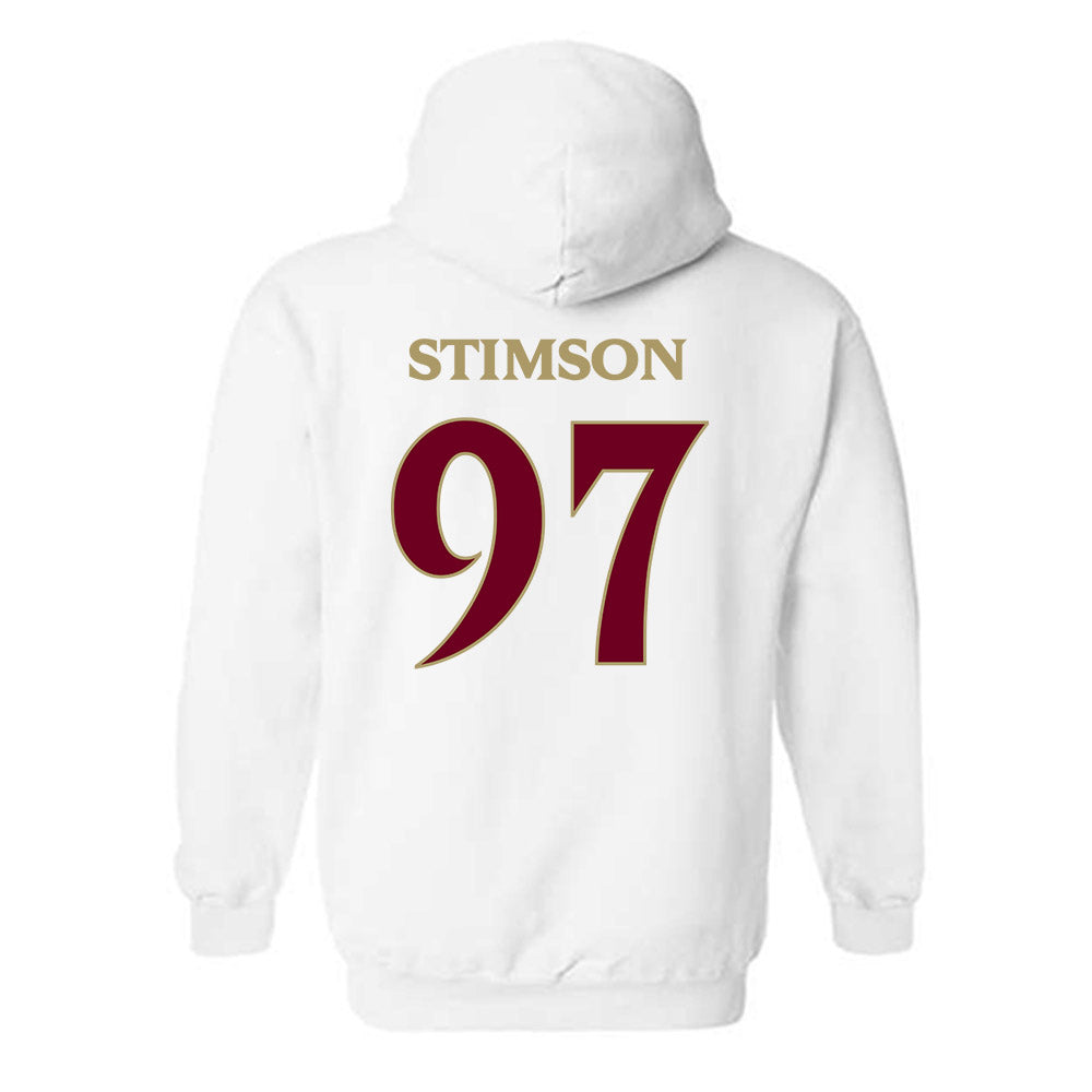 Elon - NCAA Football : Carter Stimson - Classic Fashion Shersey Hooded Sweatshirt-1