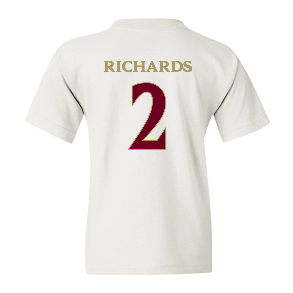Elon - NCAA Baseball : Liam Richards - Classic Fashion Shersey Youth T-Shirt-1