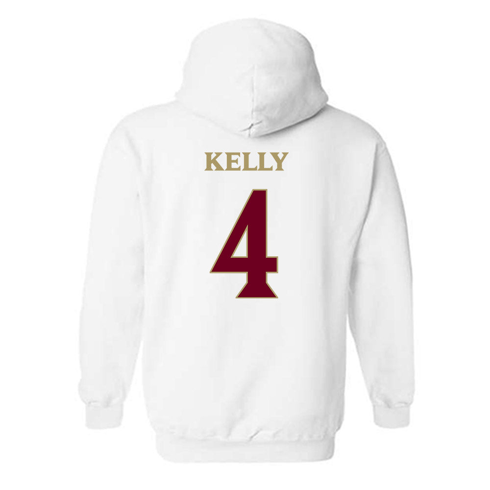 Elon - NCAA Football : Nhycer Kelly - Classic Fashion Shersey Hooded Sweatshirt-1