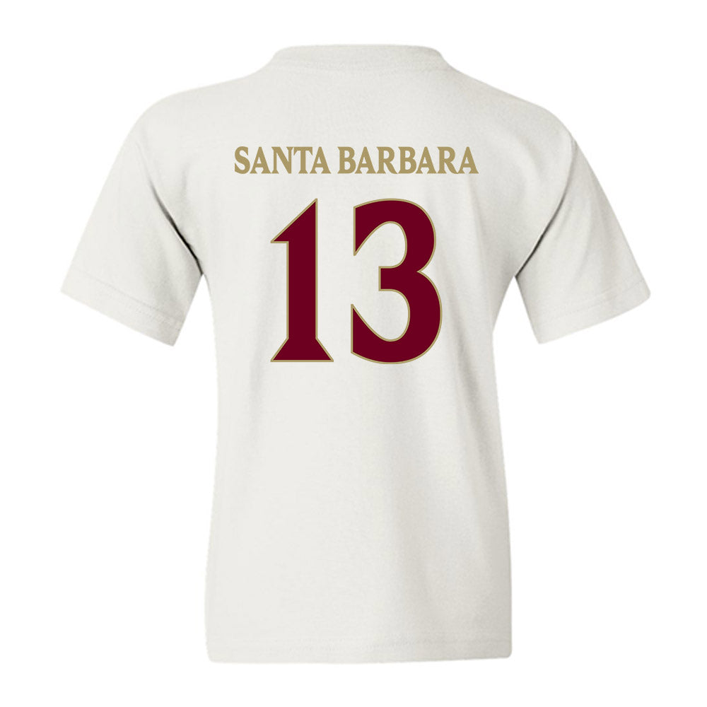 Elon - NCAA Women's Lacrosse : Mj Santa Barbara - Classic Fashion Shersey Youth T-Shirt-1