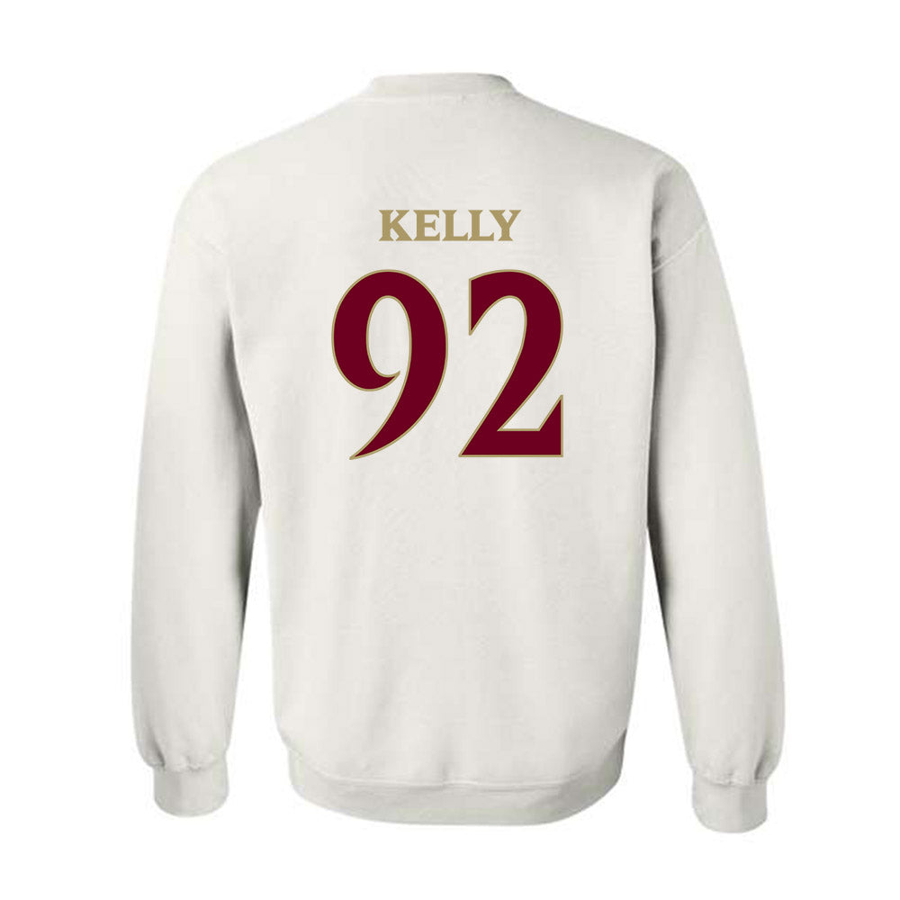 Elon - NCAA Football : Nhycer Kelly - Classic Fashion Shersey Crewneck Sweatshirt-1