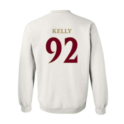Elon - NCAA Football : Nhycer Kelly - Classic Fashion Shersey Crewneck Sweatshirt-1