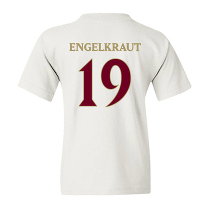 Elon - NCAA Women's Lacrosse : Maddie Engelkraut - Classic Fashion Shersey Youth T-Shirt-1