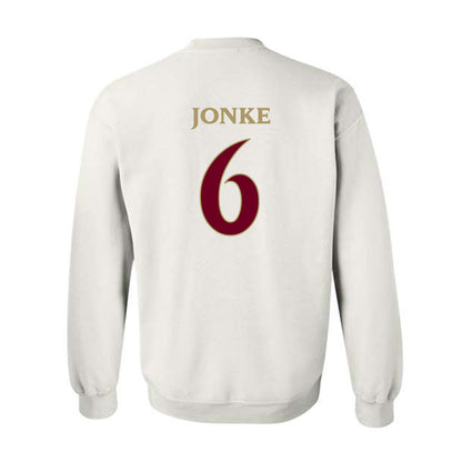 Elon - NCAA Men's Soccer : Weston Jonke - Classic Fashion Shersey Crewneck Sweatshirt-1