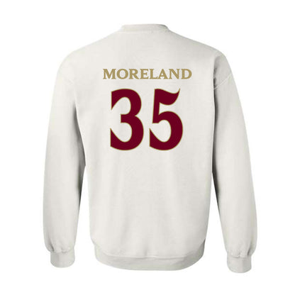 Elon - NCAA Football : Owen Moreland - Classic Fashion Shersey Crewneck Sweatshirt-1
