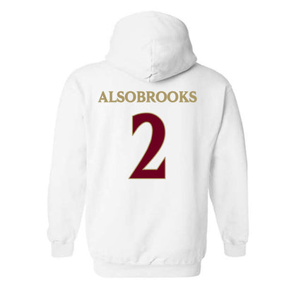 Elon - NCAA Football : Senquavious Alsobrooks - Classic Fashion Shersey Hooded Sweatshirt-1