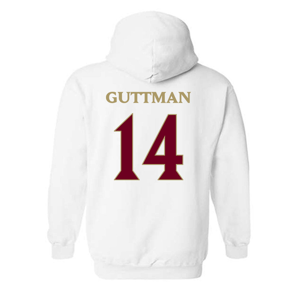 Elon - NCAA Football : Elijah Guttman - Classic Fashion Shersey Hooded Sweatshirt-1
