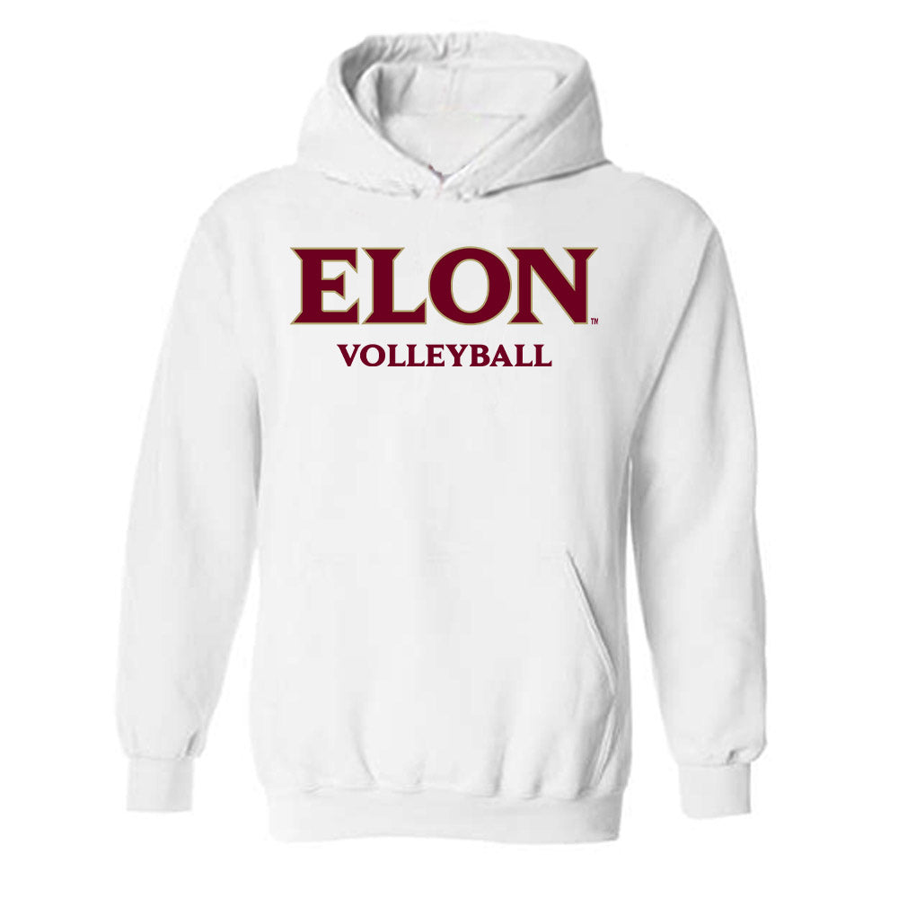 Elon - NCAA Women's Volleyball : April Rice - Classic Fashion Shersey Hooded Sweatshirt-0