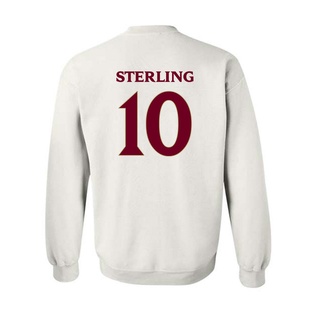 Elon - NCAA Baseball : Nate Sterling - Classic Fashion Shersey Crewneck Sweatshirt-1
