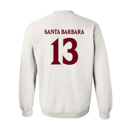 Elon - NCAA Women's Lacrosse : Mj Santa Barbara - Classic Fashion Shersey Crewneck Sweatshirt-1