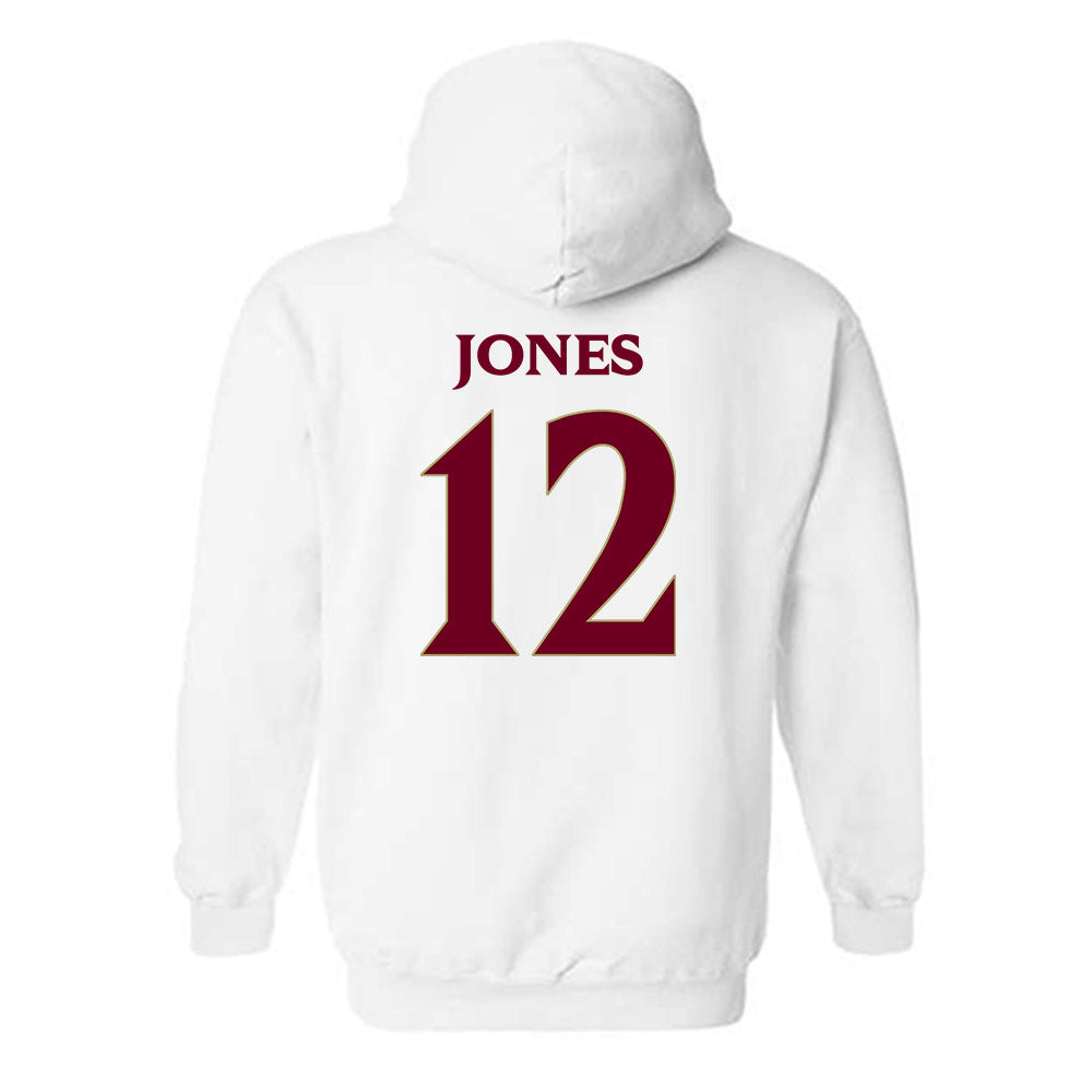 Elon - NCAA Football : Eric Jones - Classic Fashion Shersey Hooded Sweatshirt-1