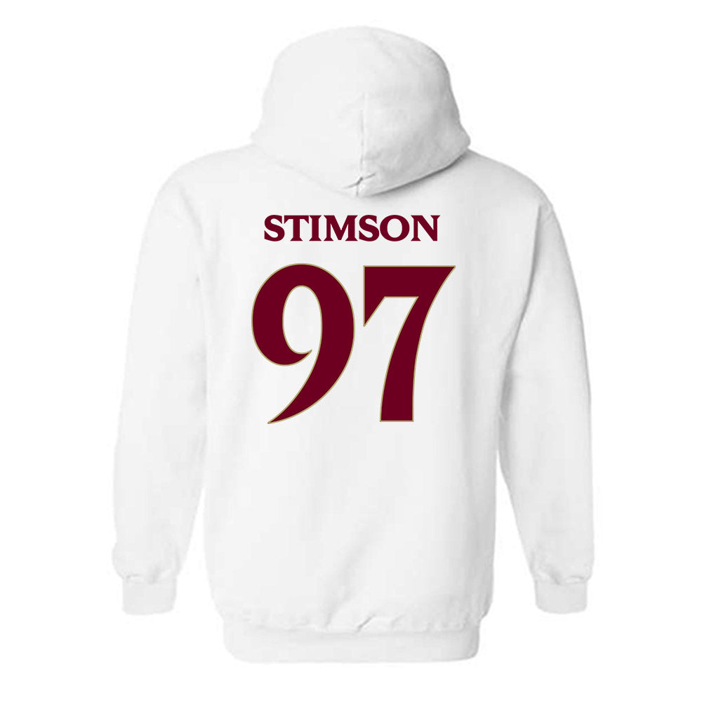 Elon - NCAA Football : Carter Stimson - Classic Fashion Shersey Hooded Sweatshirt-1