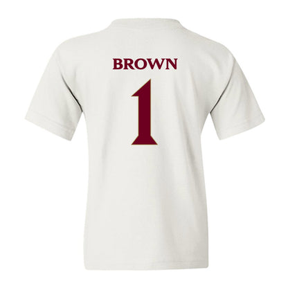 Elon - NCAA Football : Jevean Brown - Classic Fashion Shersey Youth T-Shirt-1