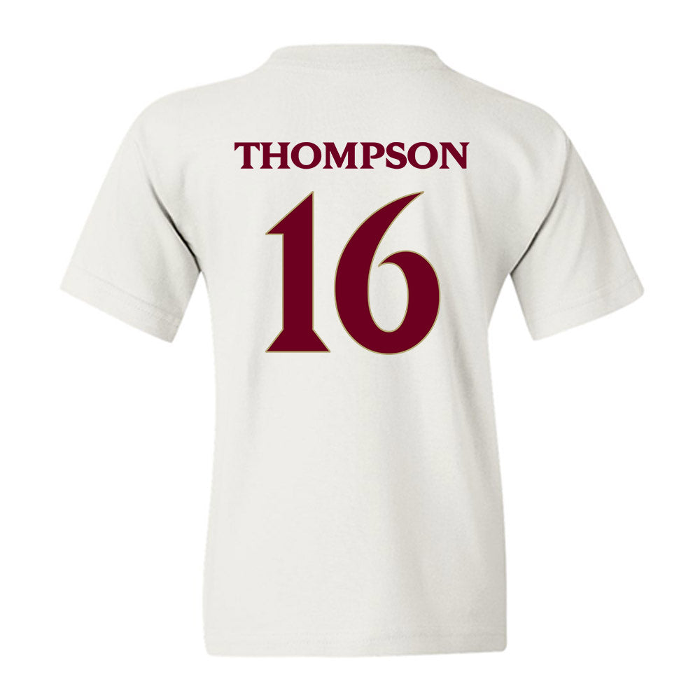 Elon - NCAA Men's Soccer : Diego Thompson - Classic Fashion Shersey Youth T-Shirt-1
