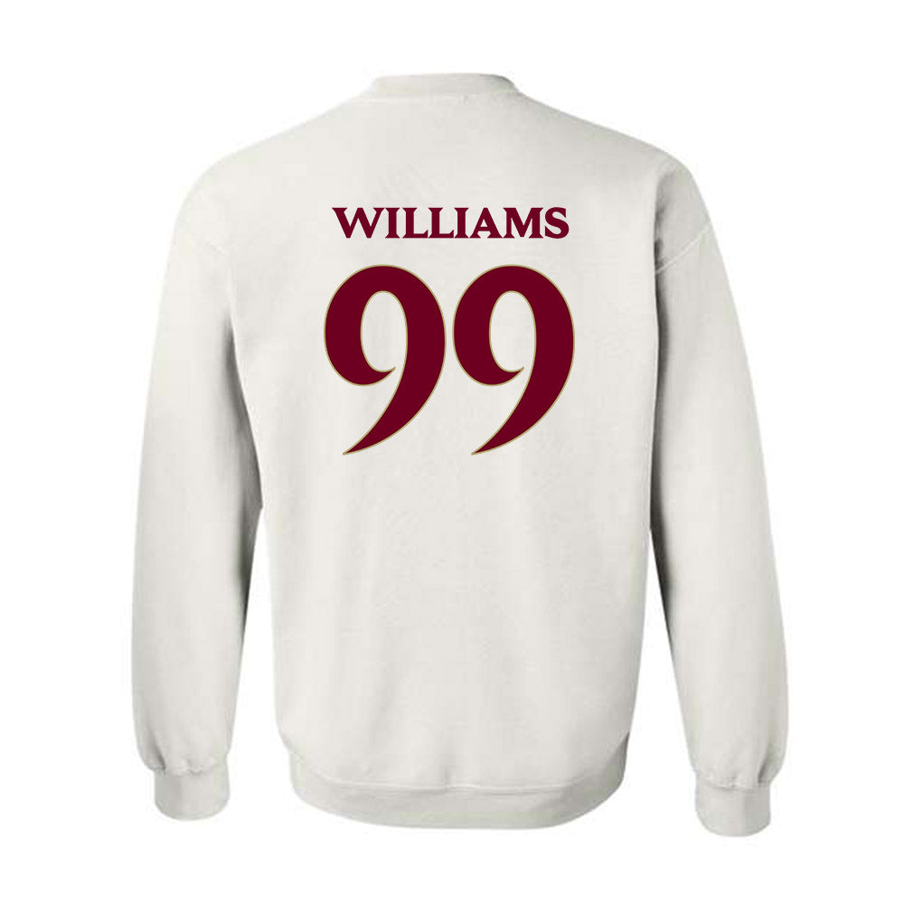 Elon - NCAA Football : Geren Williams - Classic Fashion Shersey Crewneck Sweatshirt-1