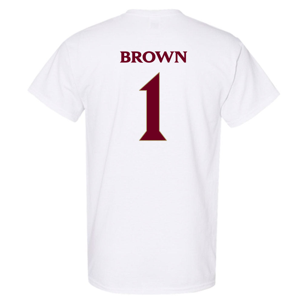 Elon - NCAA Football : Jevean Brown - Classic Fashion Shersey T-Shirt-1