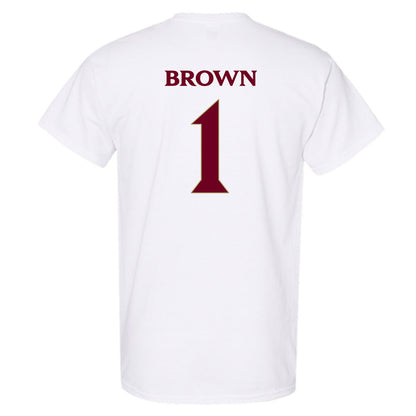 Elon - NCAA Football : Jevean Brown - Classic Fashion Shersey T-Shirt-1