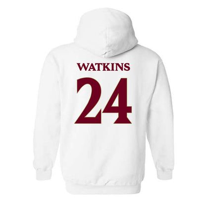 Elon - NCAA Women's Basketball : Tamia Watkins - Classic Fashion Shersey Hooded Sweatshirt-1