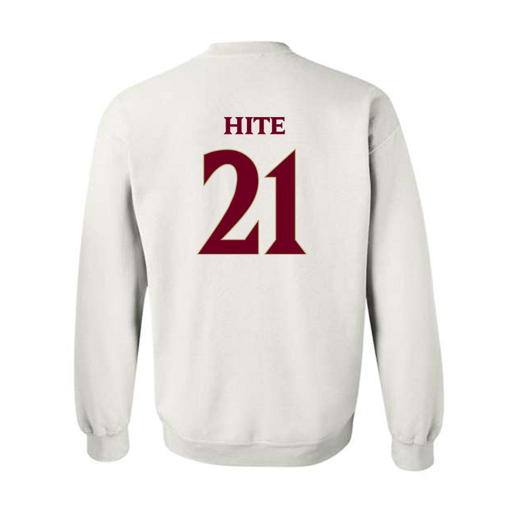 Elon - NCAA Football : Derek Hite - Classic Fashion Shersey Crewneck Sweatshirt-1