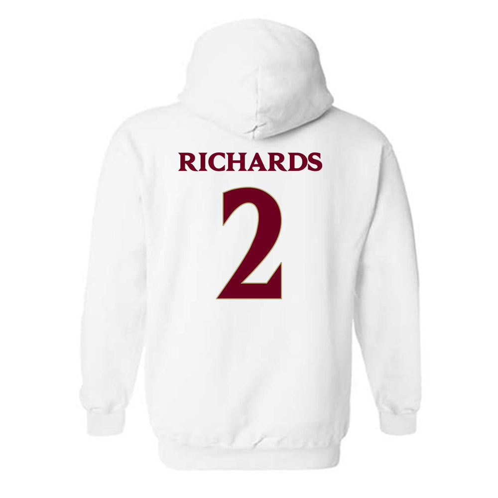 Elon - NCAA Baseball : Liam Richards - Classic Fashion Shersey Hooded Sweatshirt-1