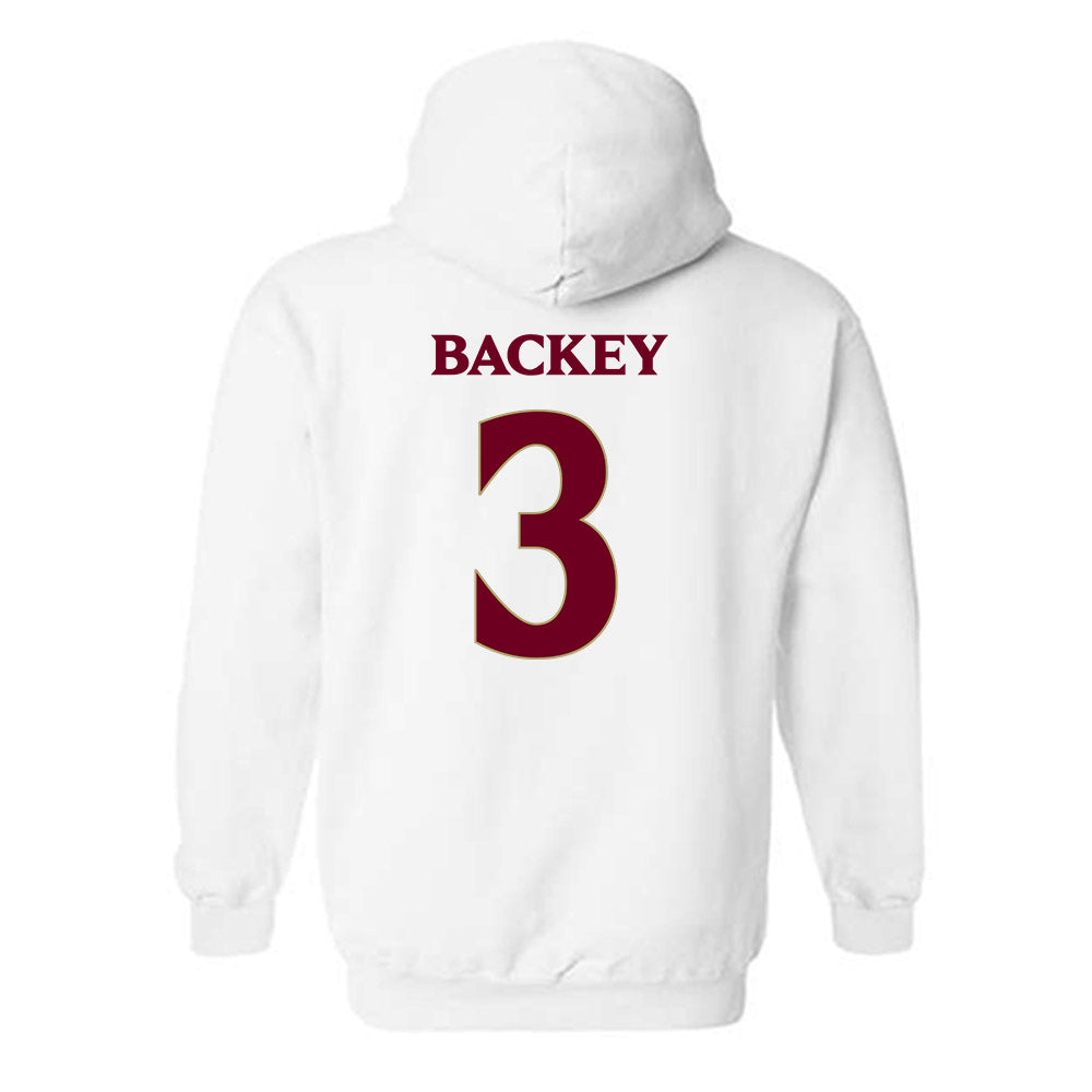 Elon - NCAA Football : Landyn Backey - Classic Fashion Shersey Hooded Sweatshirt-1