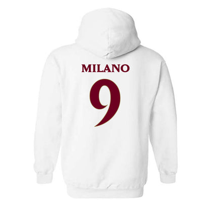 Elon - NCAA Women's Soccer : Gia Milano - Classic Fashion Shersey Hooded Sweatshirt-1