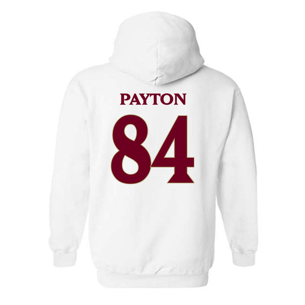 Elon - NCAA Football : Josiah Payton - Classic Fashion Shersey Hooded Sweatshirt-1