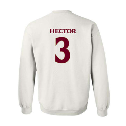 Elon - NCAA Football : Cj Hector - Classic Fashion Shersey Crewneck Sweatshirt-1