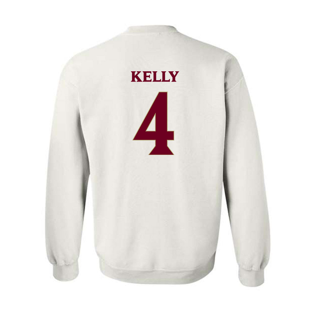 Elon - NCAA Football : Nhycer Kelly - Classic Fashion Shersey Crewneck Sweatshirt-1