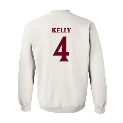 Elon - NCAA Football : Nhycer Kelly - Classic Fashion Shersey Crewneck Sweatshirt-1