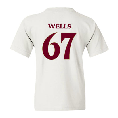 Elon - NCAA Football : Eli Wells - Classic Fashion Shersey Youth T-Shirt-1