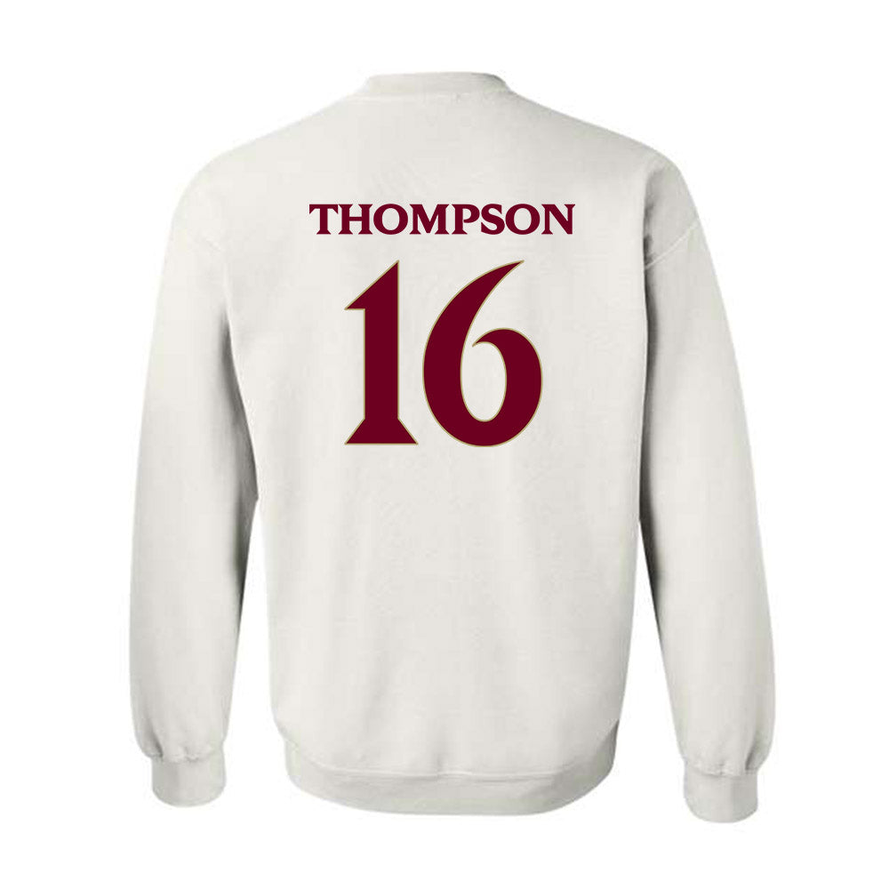 Elon - NCAA Men's Soccer : Diego Thompson - Classic Fashion Shersey Crewneck Sweatshirt-1