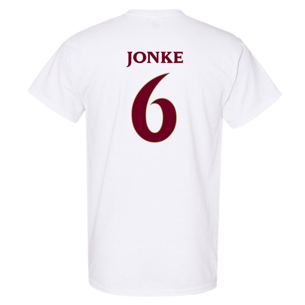 Elon - NCAA Men's Soccer : Weston Jonke - Classic Fashion Shersey T-Shirt-1