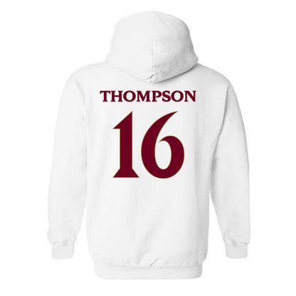 Elon - NCAA Men's Soccer : Diego Thompson - Classic Fashion Shersey Hooded Sweatshirt-1