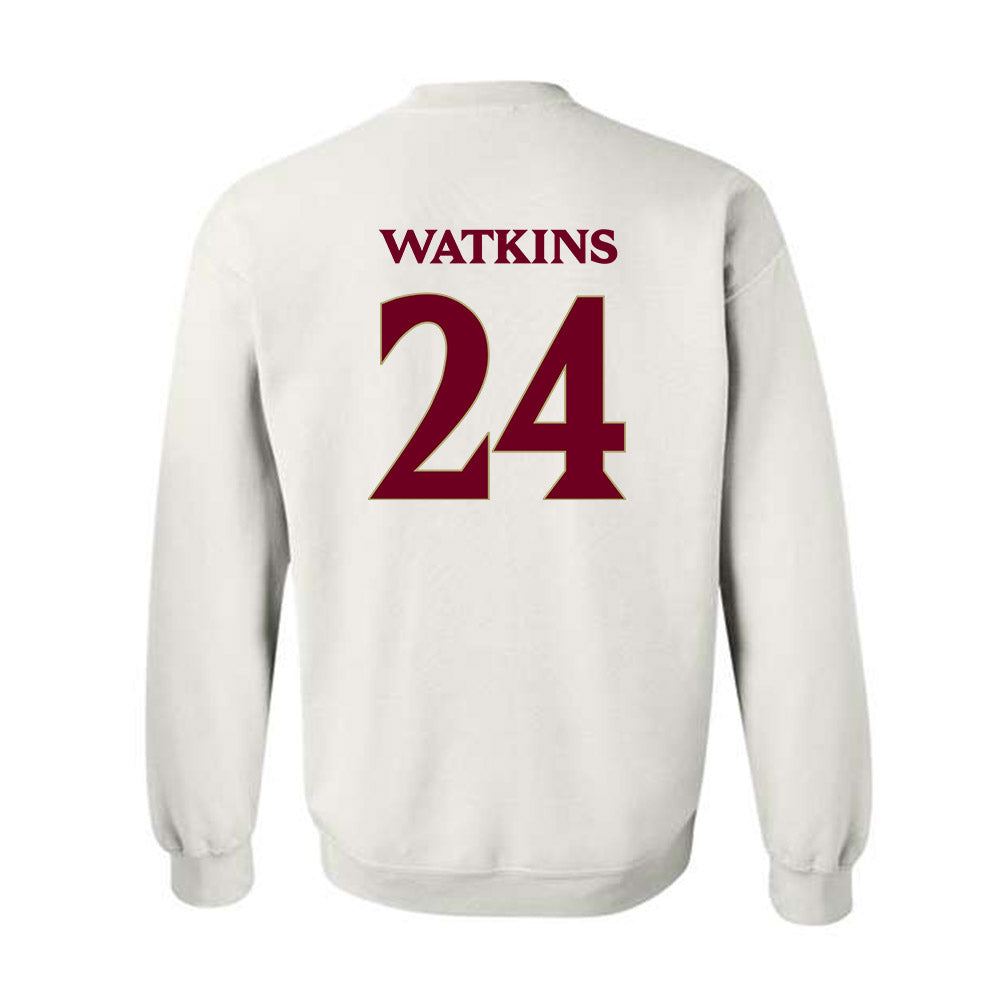 Elon - NCAA Women's Basketball : Tamia Watkins - Classic Fashion Shersey Crewneck Sweatshirt-1