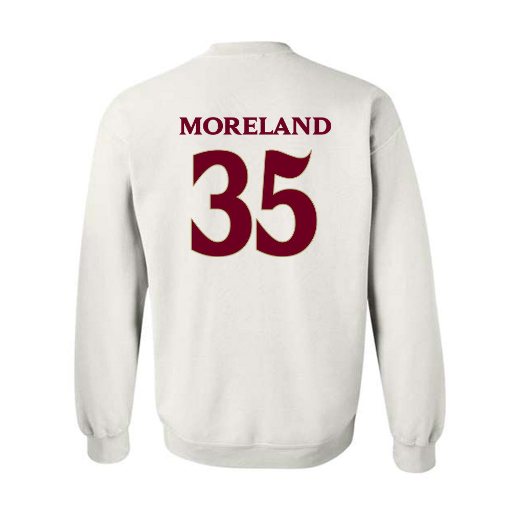Elon - NCAA Football : Owen Moreland - Classic Fashion Shersey Crewneck Sweatshirt-1