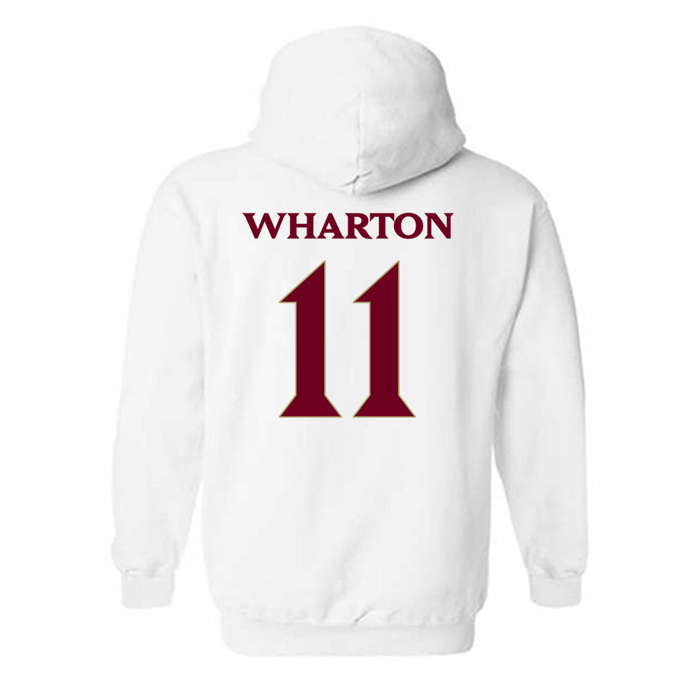 Elon - NCAA Men's Soccer : Alex Wharton - Classic Fashion Shersey Hooded Sweatshirt-1